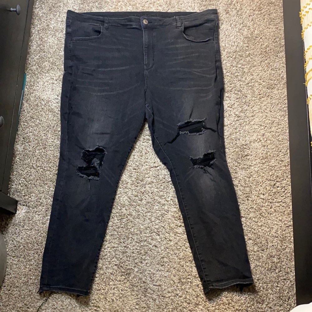 Black Next Level Stretch Jeans